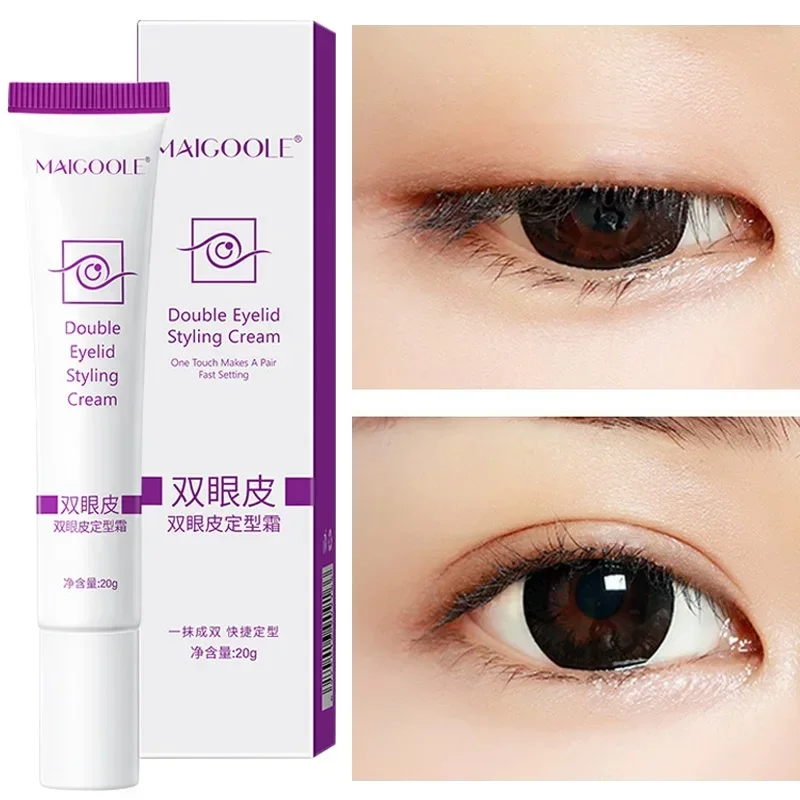 Double Eyelids Big Eye Natural Lasting Double Eyelid Shaping Cream Invisible Waterproof Lift Eyelid Glue Eye Makeup Tools