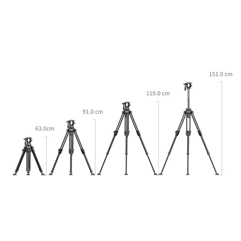 SmallRig 4420/4685 Lightweight Video Carbon Fiber Tripod Kit AD-50 Pro/Kit AD-50  4684 Lightweight Video Tripod Kit AD-50Lite