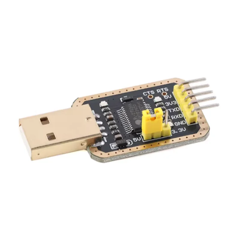 5pcs PL2303HXD Luxury Gold Module USB to TTL CH340 Upgrade Flashing Board Serial Port STC Downloader Programmer