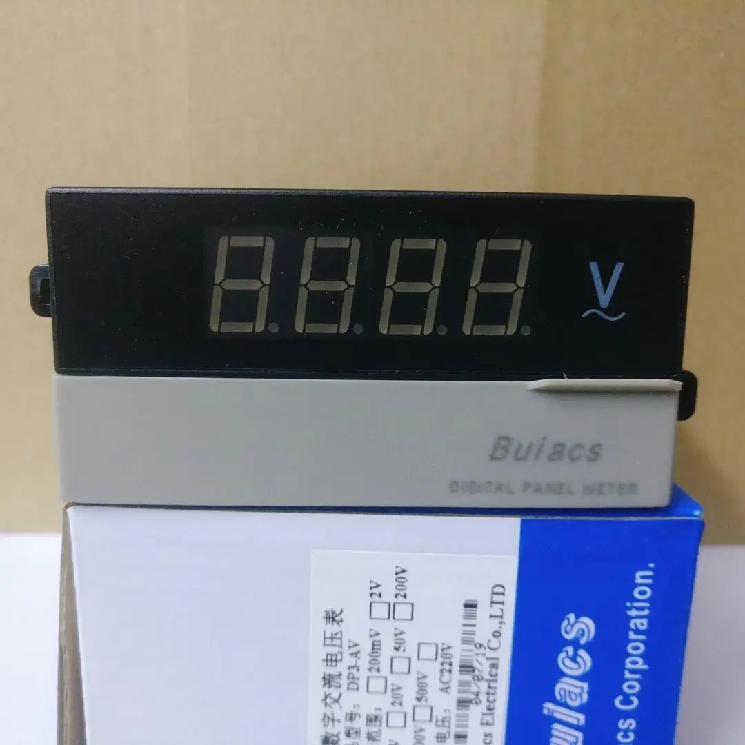 Jianli BUIACS three digit half digital AC voltmeter ammeter DP3-AA/DP3-AV