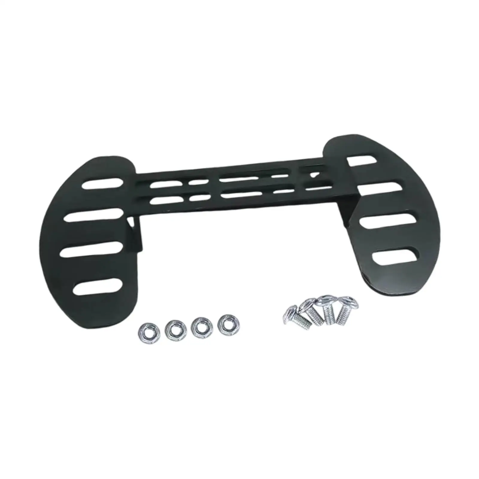 Scooter Front Foot Pedals Electric Bike Foot Rest Adjustable Professional Simple Installation Replace Parts Metal Footrest