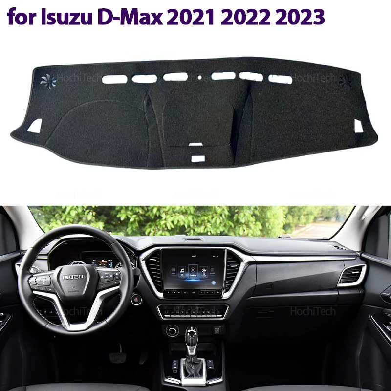For Isuzu D-Max DMax D Max 2021 2022 2023 Dashboard Cover Dash Board Mat Carpet Pad Shade Cape Blanket Car Accessories