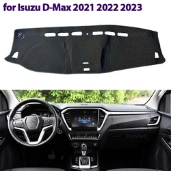 For Isuzu D-Max DMax D Max 2021 2022 2023 Dashboard Cover Dash Board Mat Carpet Pad Shade Cape Blanket Car Accessories