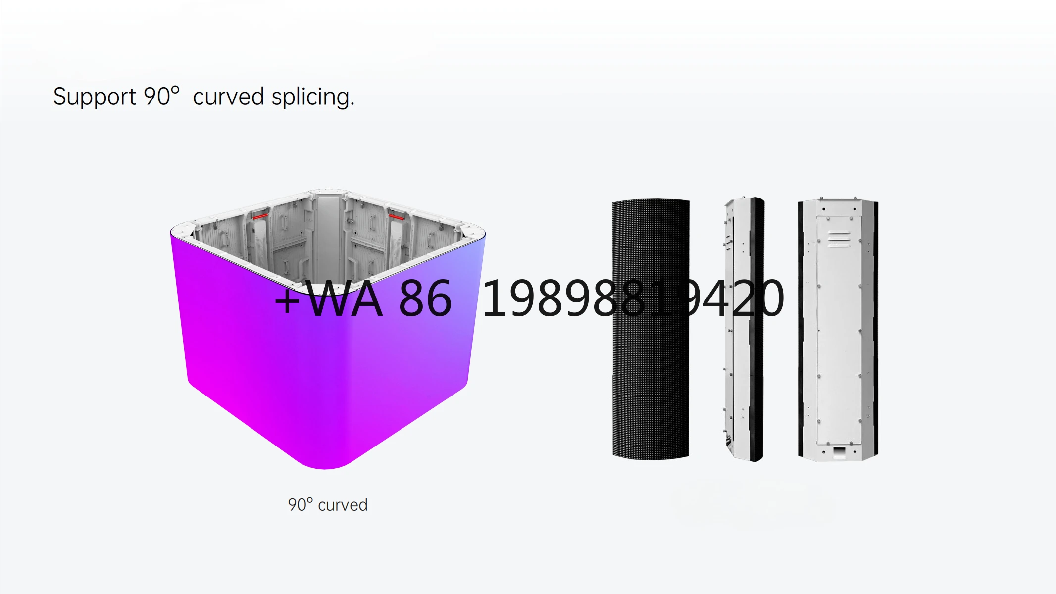 

High Brightness Energy Saving Outdoor All Weather Advertising LED Display Screen Aluminum Warranty