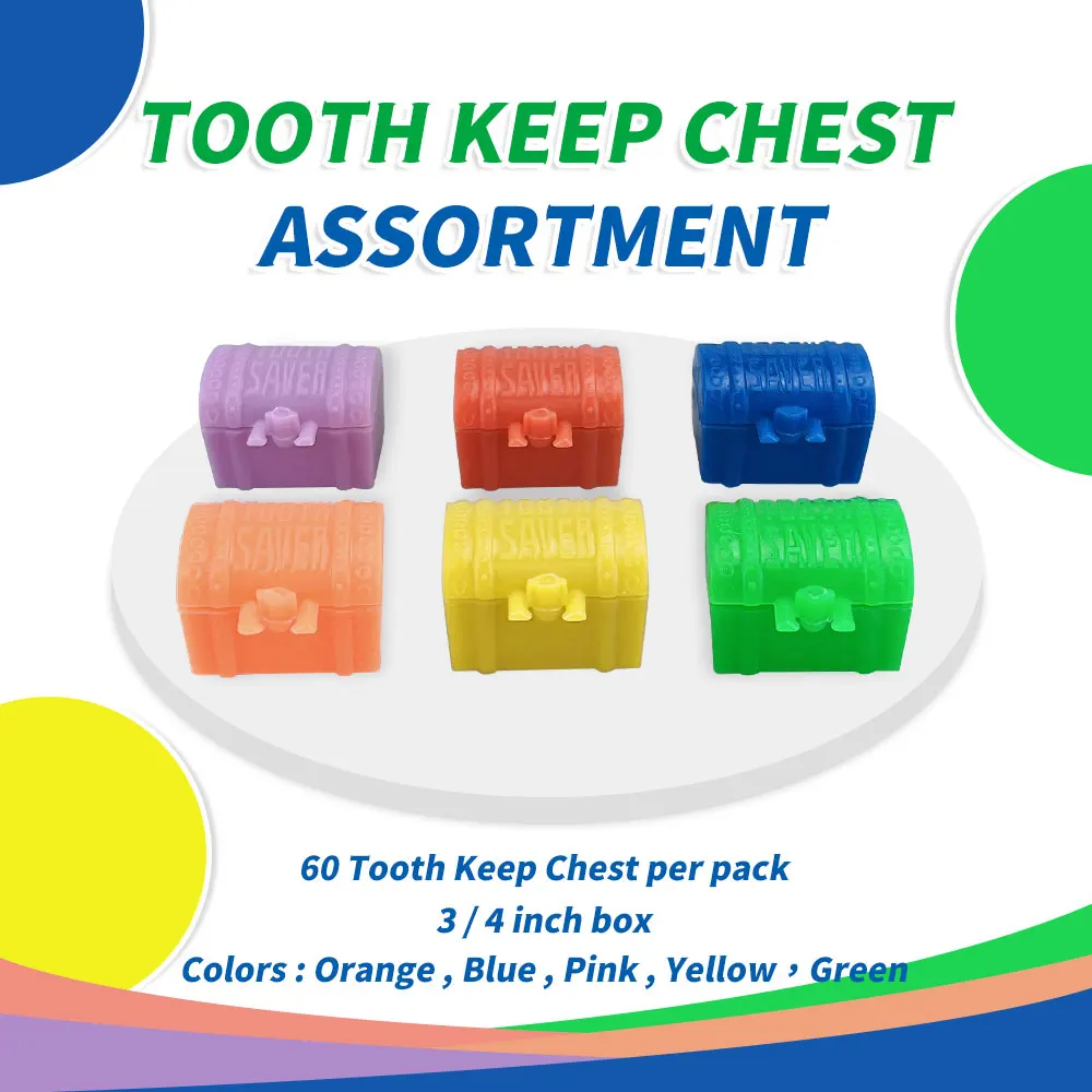 Teeth Storage Box Tooth Keep Chest 50 Pieces Tooth Storage Box Holders For Baby Teeth Kids First Teeth Save Baby Souvenir Gifts