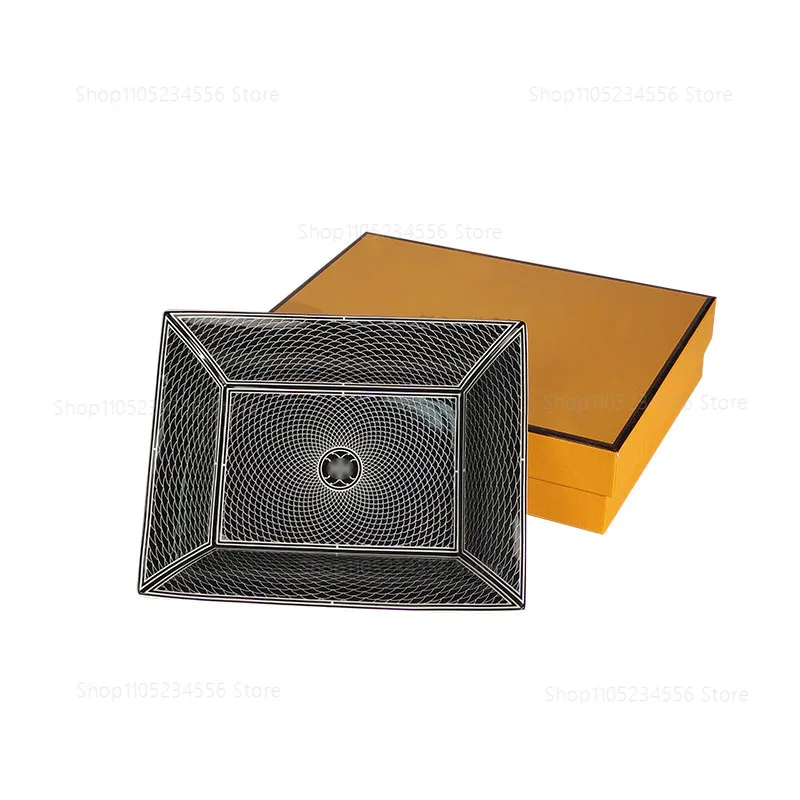 

High end storage tray with fish scale decoration