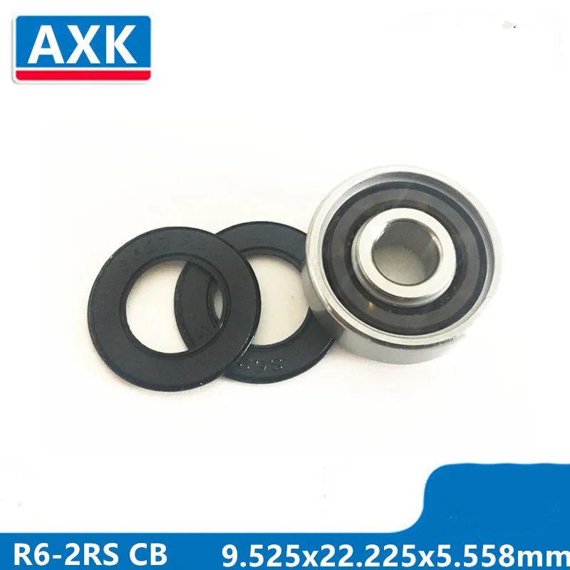 

Axk 1PCS R6-2rs R6 Hybrid Ceramic Deep Groove Ball Bearing 9.525x22.225x5.558mm R6-2rs Cb Abec-3