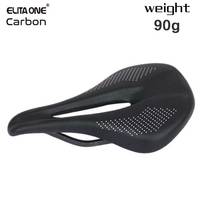 elitaone MTB Carbon Saddle Road Bike Saddles 240x143mm  Super Light 90g UD Bare Carbon Finish Bicycle Seat