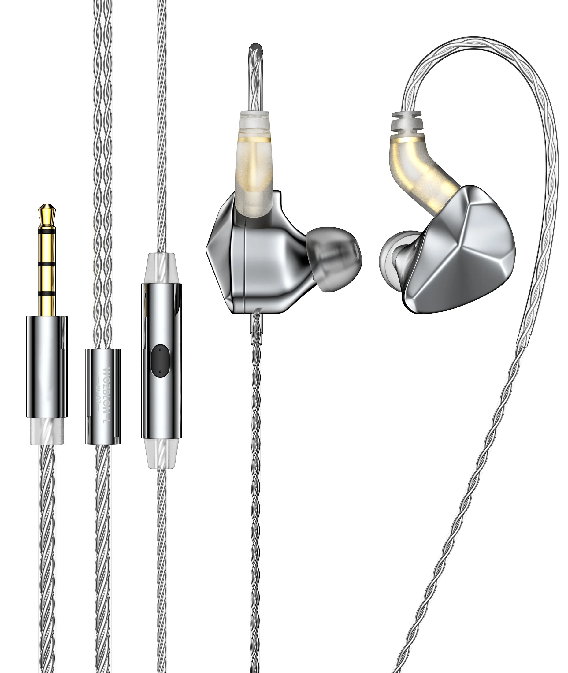 

BLON BL07 Single Dynamic Driver IEMs 10mm Fiber Diaphragm In-Ear Earphone DJ Monitor Headset Noise Cancelling Earbuds Headphone