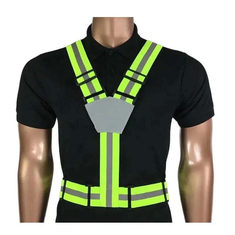 Night running riding reflective clothing outdoor safetyreflective vest fluorescent warning