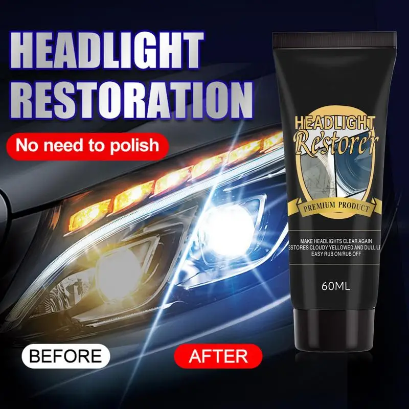 

Car Headlight Restoration Polishing Kits Headlamp Scratch Remover Repair Cleaning Paste Remove Auto Headlight Lens Restorer