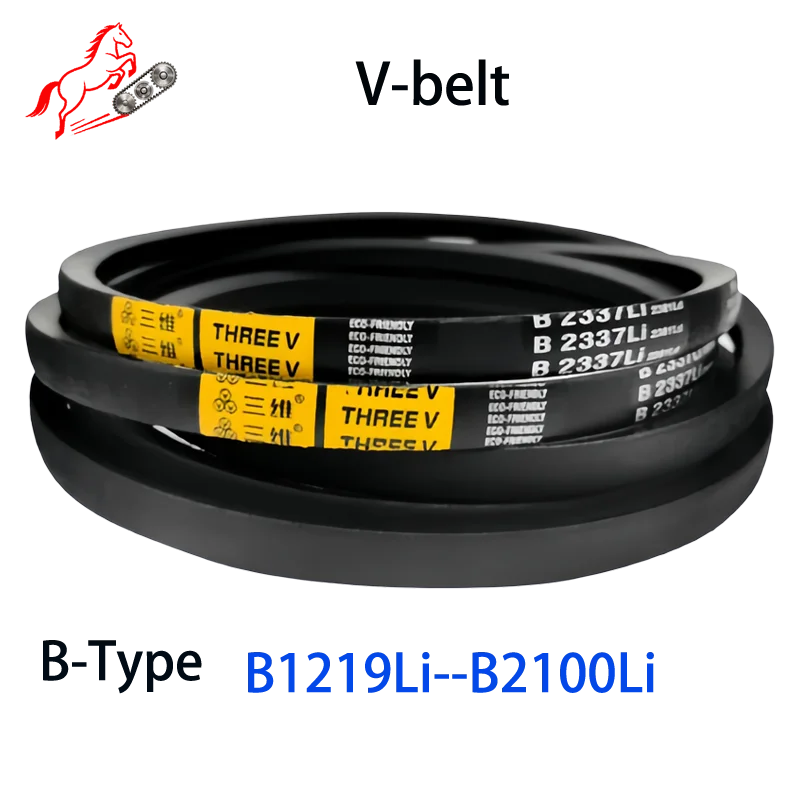 B Type V-belt B1219Li--B2100Li Toothed Car Air Conditioner Engine  Belt Lawn Mower