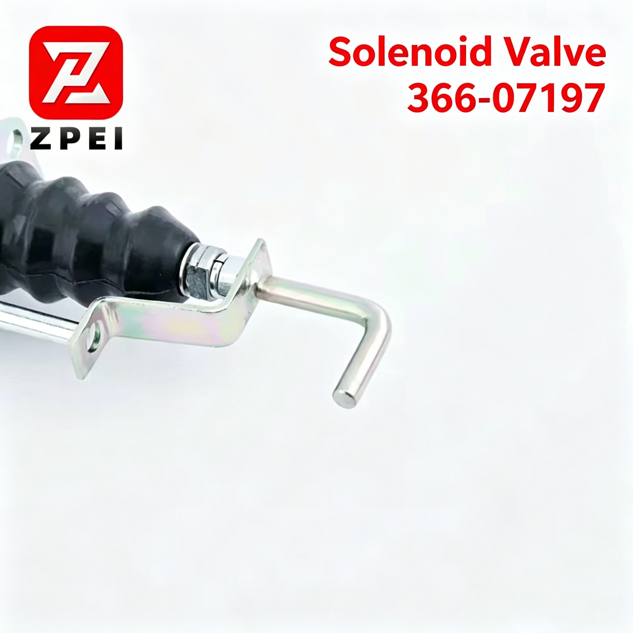 12V 24V Stop Solenoid Valve for Fuel Diesel Engine Parts High Quality 366-07197 Compatible with Various Models