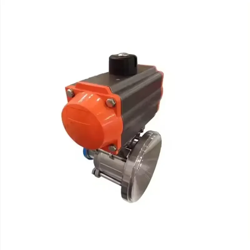 Direct Sells Sanitary Stainless Steel DN100 Tri Clamp Tank Bottom Ball Valve