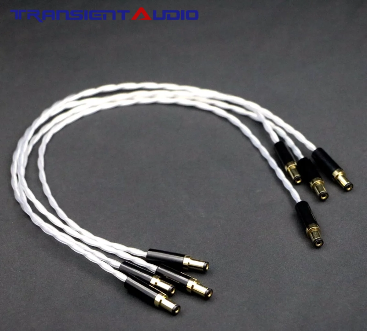 TRANSIENTHI-FIAUDIO 7NOCC single crystal copper silver plated 5.5 * 2.1/2.5 DC linear power cord