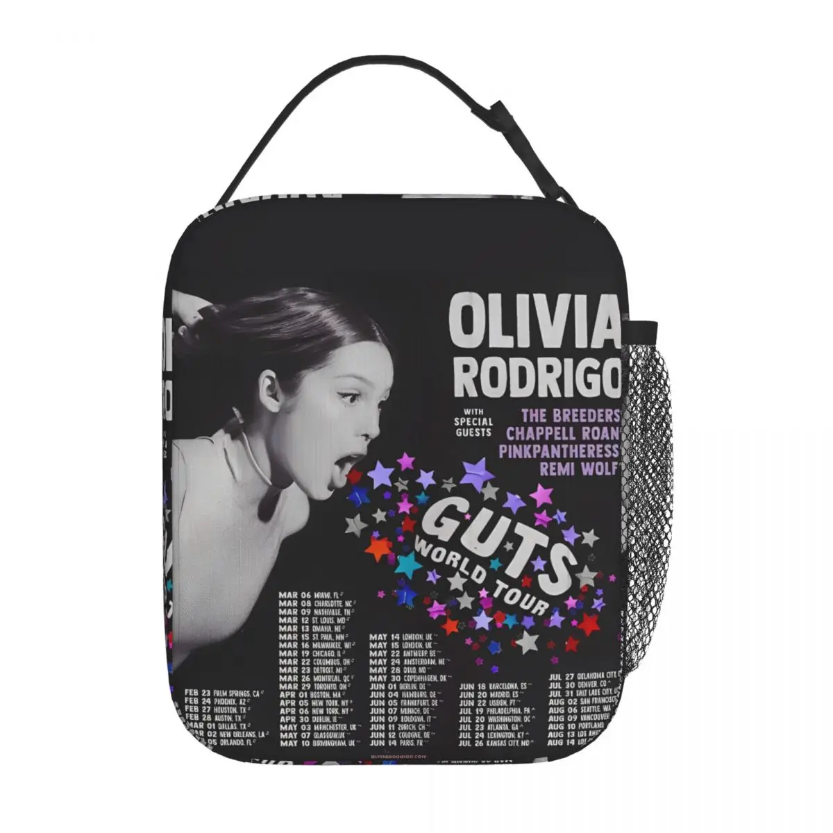 

O-Olivia Vampire Rodrigos Sour Guts Vampire Insulated Lunch Bags Large Rodrigos Lunch Container Cooler Bag Lunch Box Tote Work