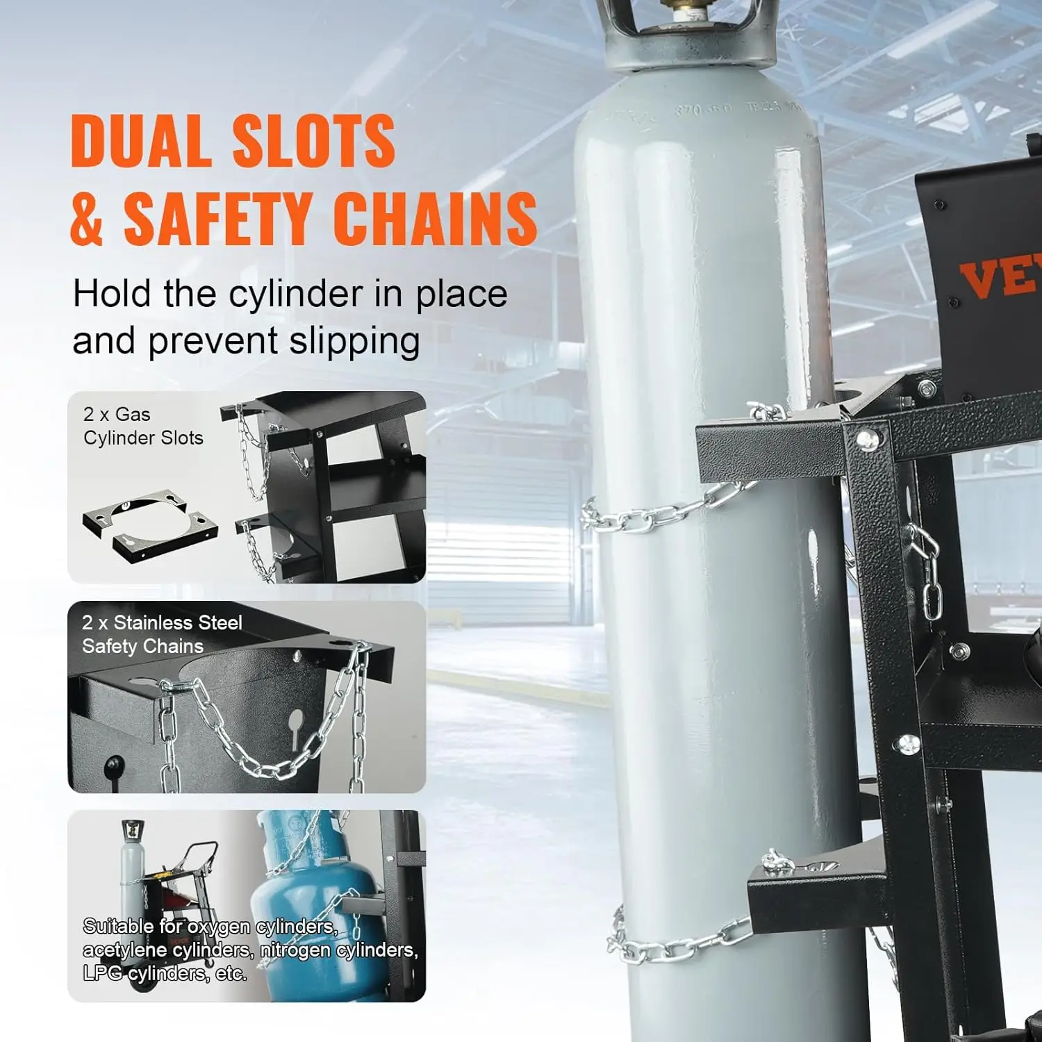 Welding vehicle, 3-layer heavy-duty welding vehicle with a static weight capacity of 400 pounds, 360° rotating wheels