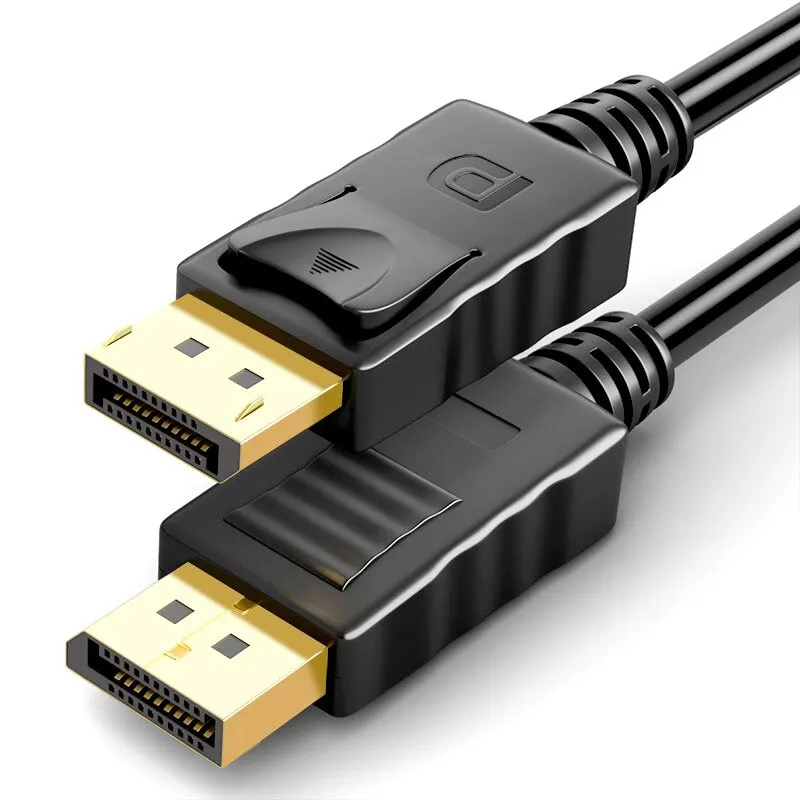 DP to DP Cable Displayport Video Audio Cable Display Port Adapter For Phone TV Box Laptop Video Game DP Cable Display Port