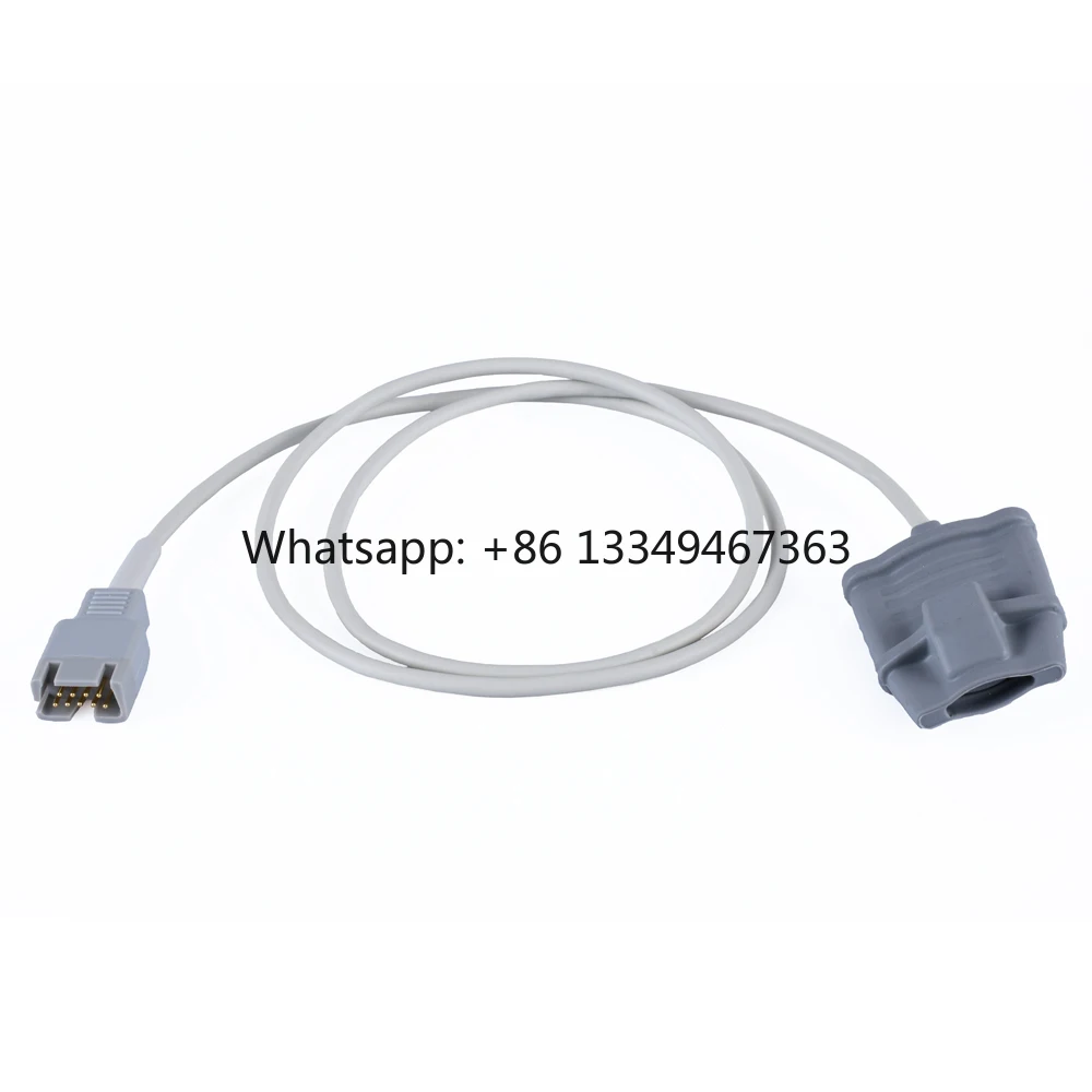Reusable SpO2 Oximeter Sensor With Adult Soft FingerTip Probe