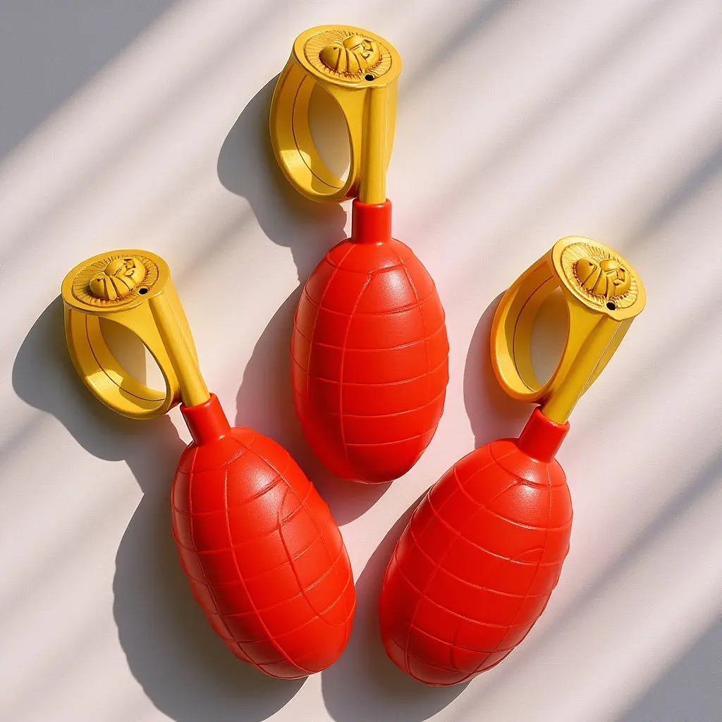 

Набор из 3 красных водных колец-распылителей для розыгрышей на День дураков, игр и вечеринок