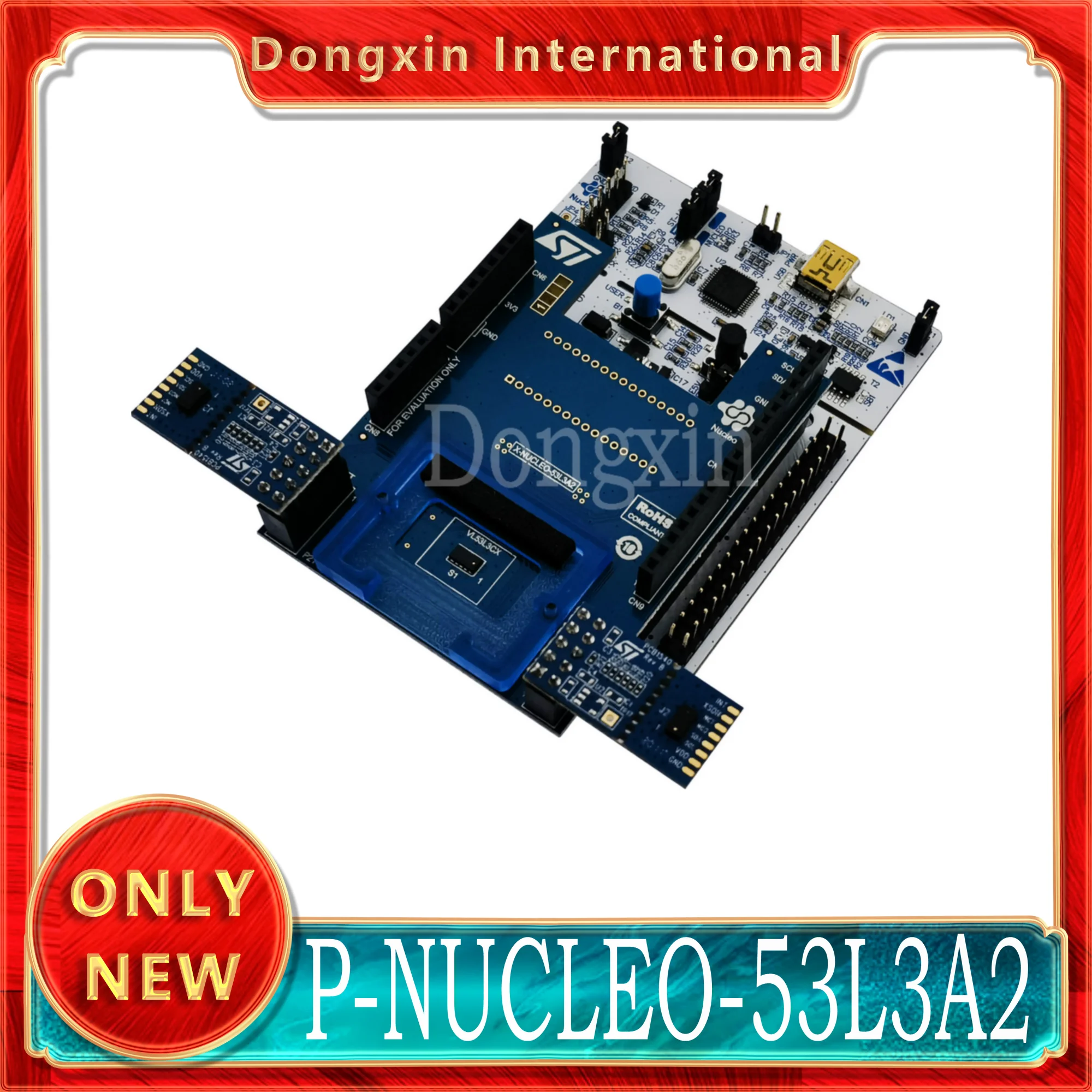 

P-NUCLEO-53L3A2 VL53L3CX TFF multi-target ranging sensor suite F401RE developed