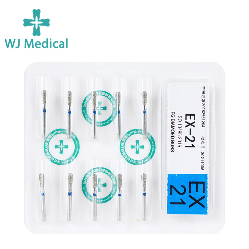 10 TEILE/SATZ 1,6mm Dental Bohrer Tipps Bürsten Odontologia Hartmetall Fresas Dentales Zahnarzt Diamant Bohrer Material Zubehör Werkzeuge