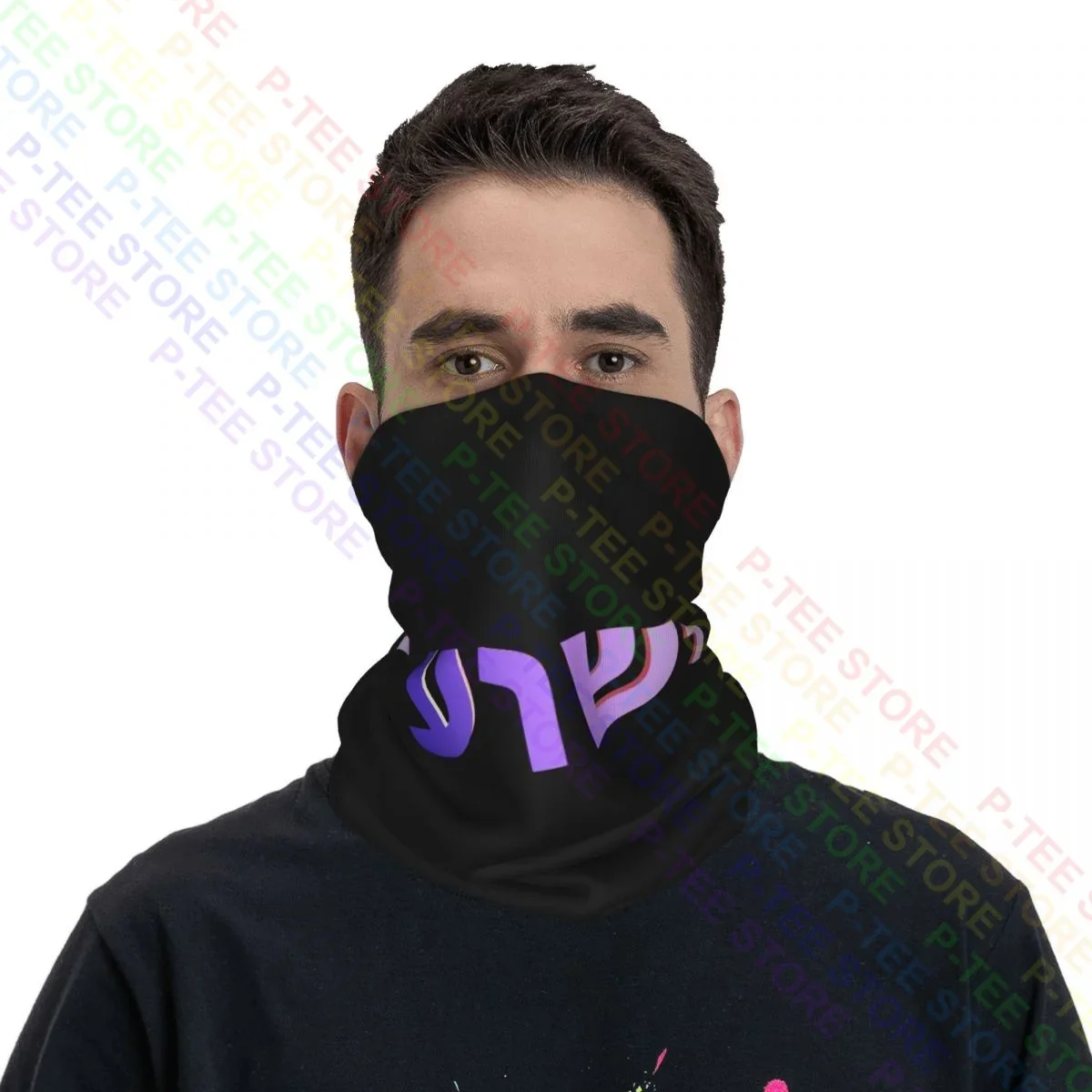 Yeshua Hebrew Name Of Jesus Christian Messianic Jew Neck Gaiter Bandana Scarf Face Mask Half Mask