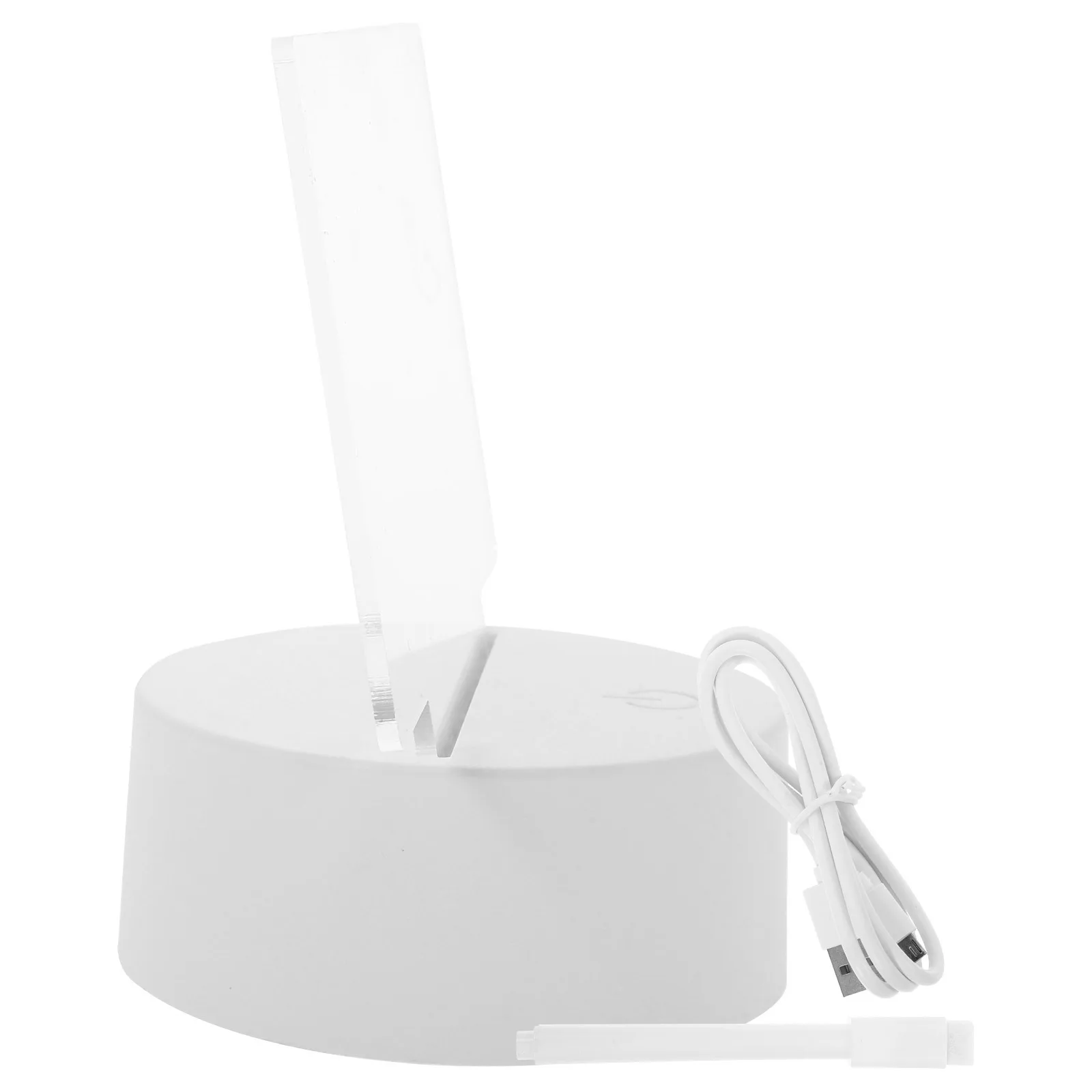 1Set LED Note Board with Colors Light Up Dry Erase Message Board Touch Dimming Lamp Base Writable Whiteboard for Home Desktop