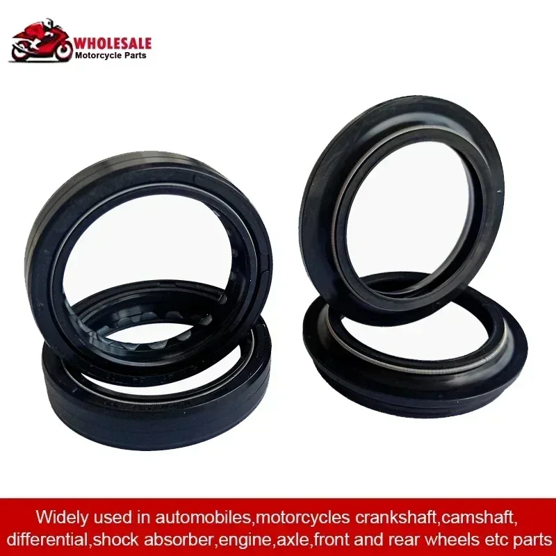 2pc/4/8/16pc 41x54x11 41 54 Front Shock Fork Damper Shaft Oil Seal Dust Cover For Harley Davidson 1690 Dyna Switchcack 2010-2017