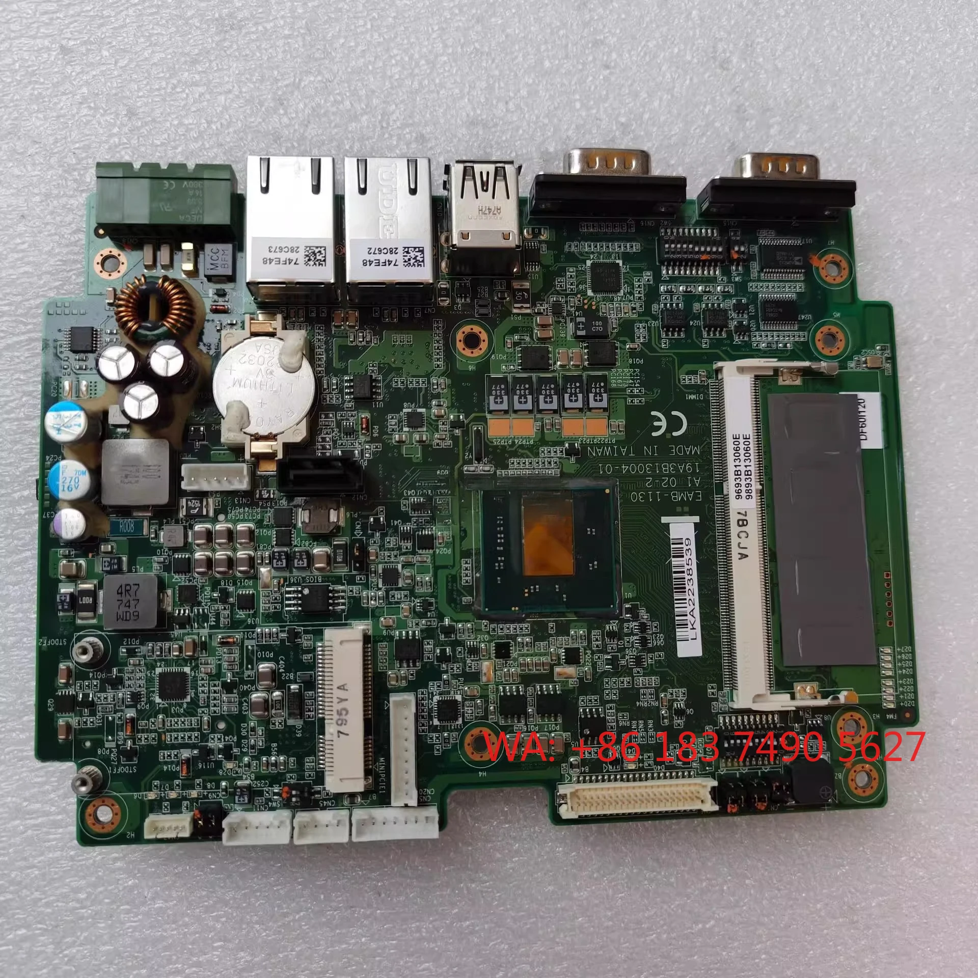 EAMB-1130 A1 02-2 19A3B13004-01 Industrial Control Computer Integrated Motherboard Dual Network Port Discussion