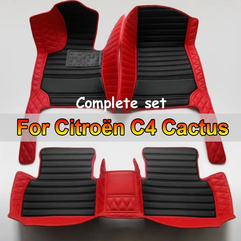 

Car Mats Floor For Citroën C4 Cactus 2014~2020 Waterproof Leather Car Mat Fully Set Tapete Automotivo Para Carro Car Accessories