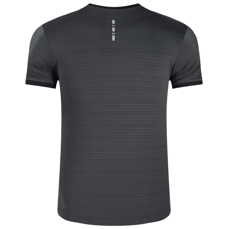 Breathable Print Shirts Running Sport Fashion Training Gym Lightweight Tops Fashion Men Workout Quick Dry Short Sleeve