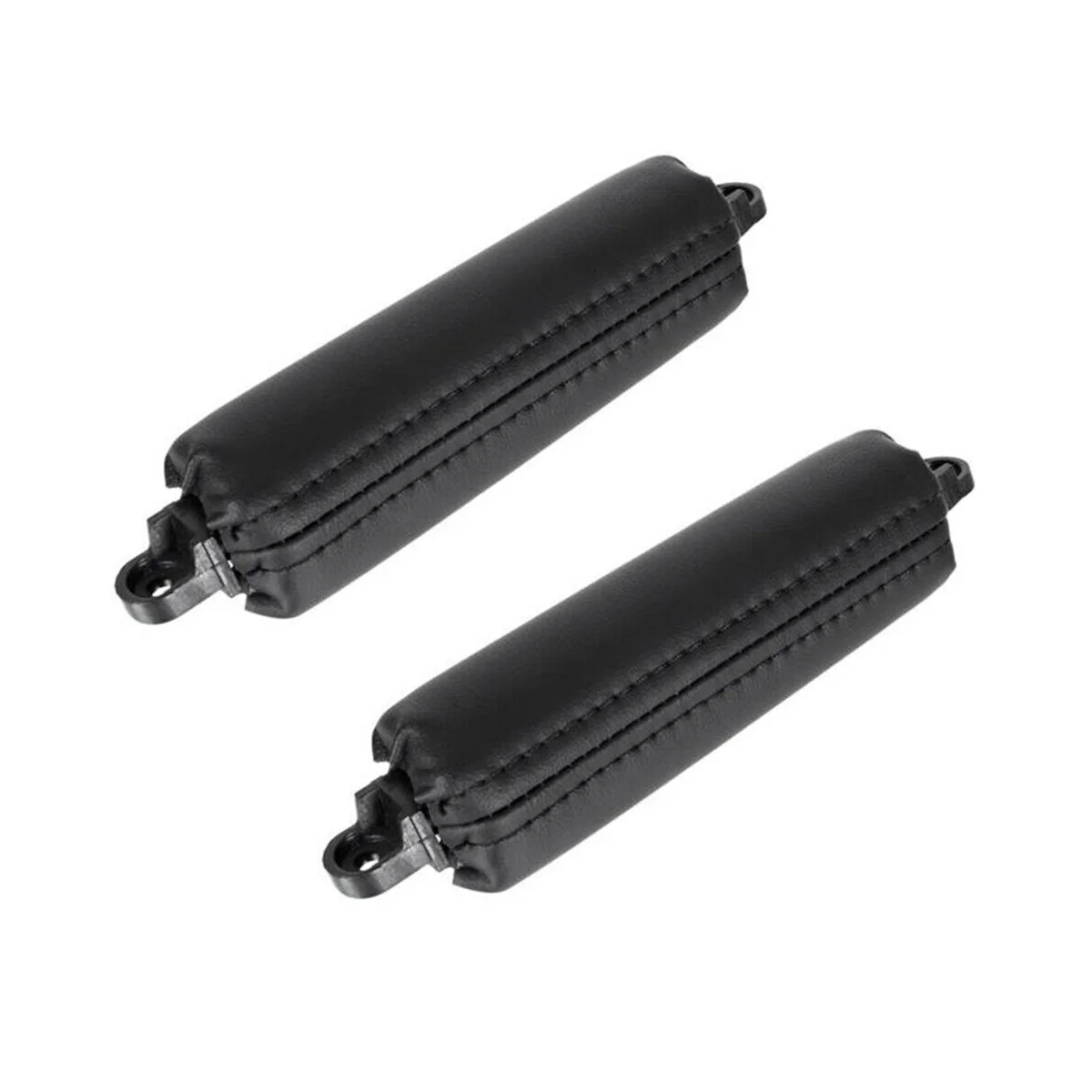 

A41P-2PCS Car Front Door Handle Pull Trim PU Leather 7L6867161 for VW Touareg 2003-2010 Side Door Handle Inner LHD RHD Black