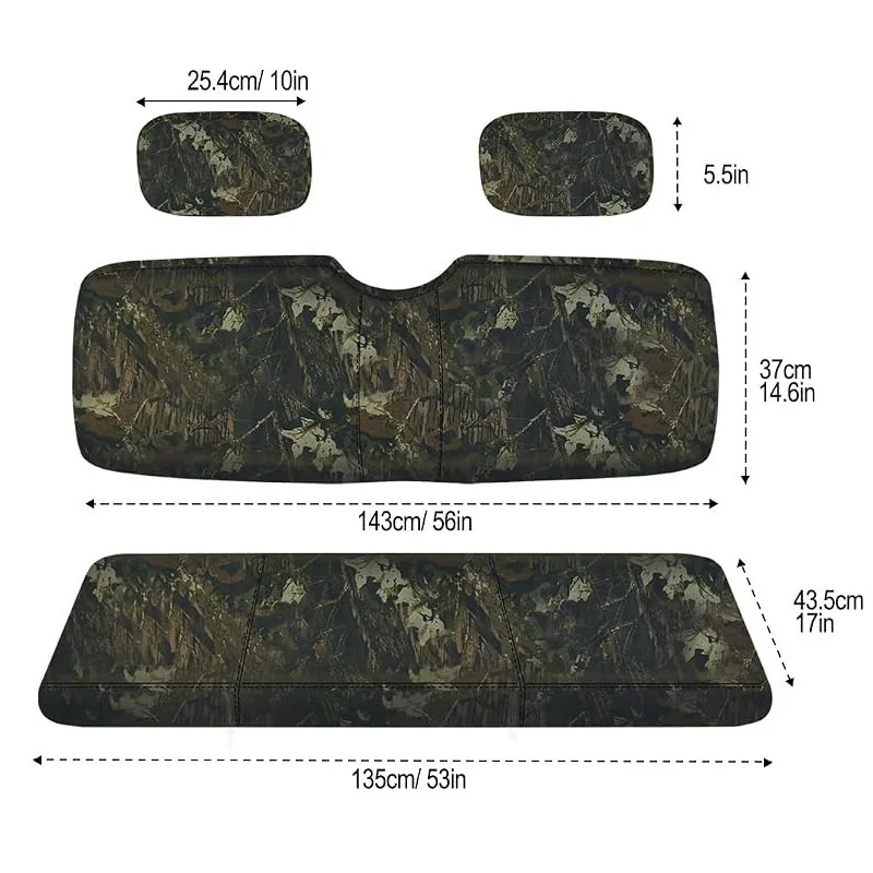 UTV Accessories for Polaris Ranger 500 700 800 2002-2008 Seat Covers Replacement Seat Cushion Cover Waterproof Wear‑resistant