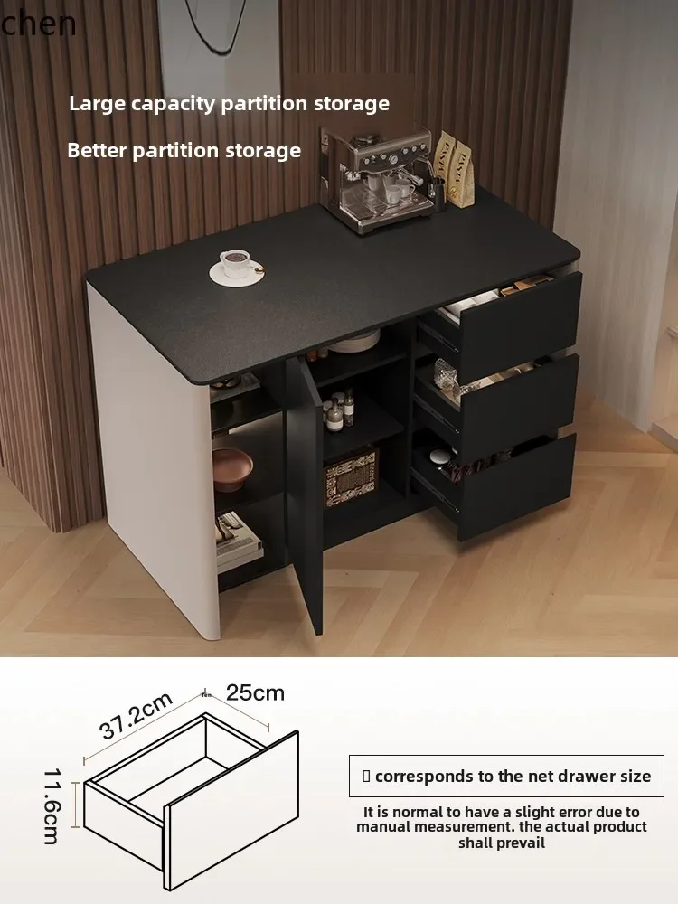 

W5.19 light luxury high-end partition balcony leisure small bar counter rock slabpartment home western kitchen counter