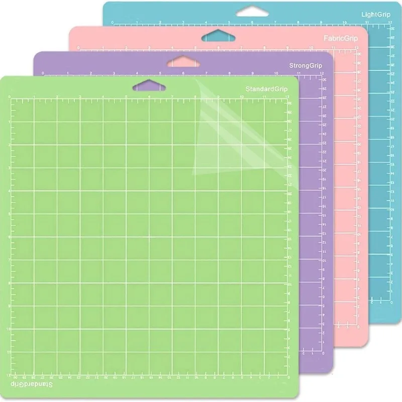 Multi-color PVC Engraving Machine Pad 12* 12-inch Adhesive Engraving Machine Pad Manual Diy Cutting Pad