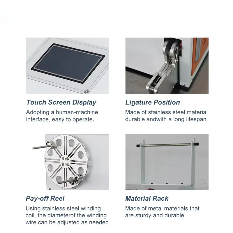 Winding Machine, Automatic Wire Tying & Strapping MachineWS-C35 Wire Bundling  Wire Winding Machine, USB Data Cable