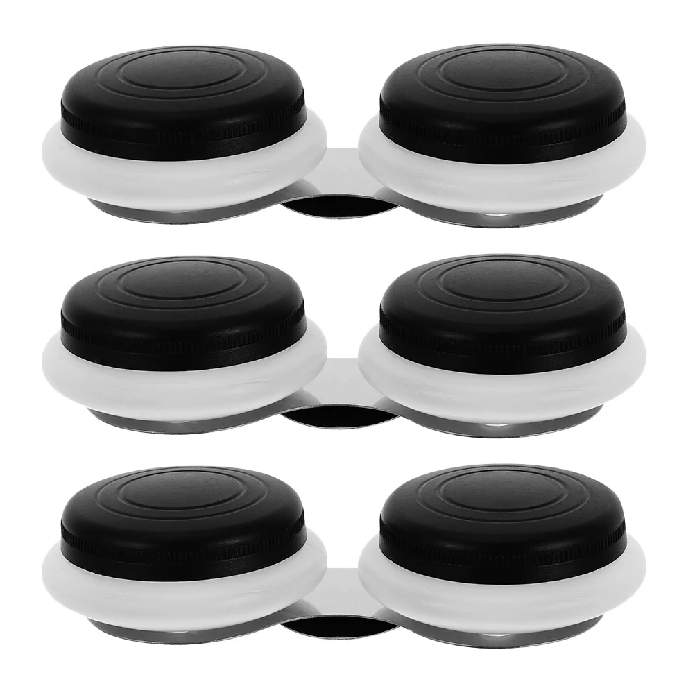 3pcs Wadah Cat Minyak Palet Cat Dua Kompartemen Tempat Cat Pelarut Anti Bocor Dengan Klip Tutup Untuk Mencampur Membersihkan Kuas Seni