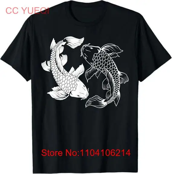 Yin And Yang Japanese Koi Fish T-Shirt