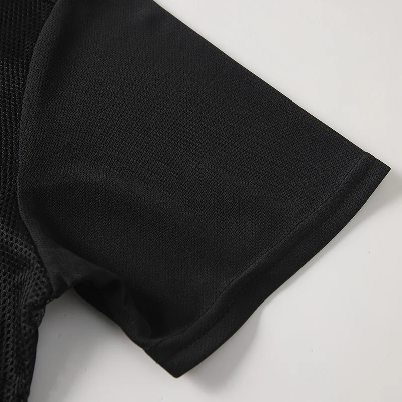 1/2-Piece Men's Summer Black And White Solid Color Quick Drying Sports Short Sleeved Loose And Breathable Sports Running Trend