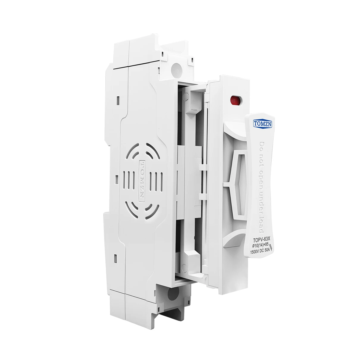 TOMZN 1P Solar PV 1500V Fuse Holder With LED For Solar System Protection Base Photovoltaic Protector gpV Overload Protection