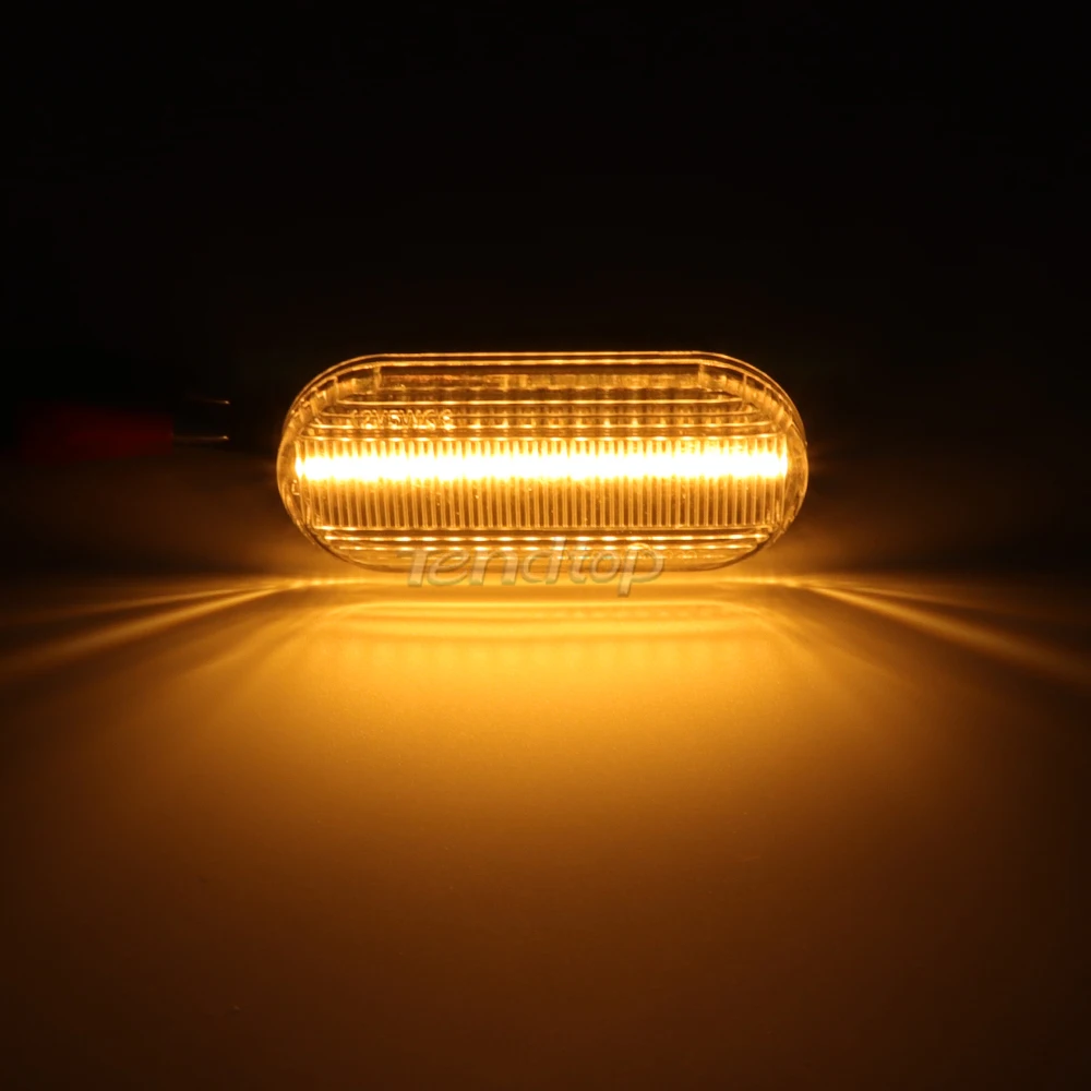 2PCS Led Dynamic Side Marker Turn Signal Light Sequential Blinker Light For VW Golf 3 4 MK3 MK4 Passat 3BG Polo 6N 9N Bora Vento image 5