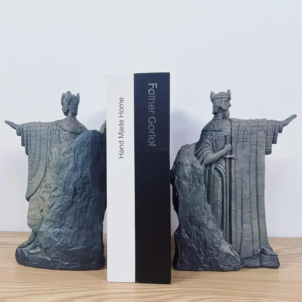 26cm King's Gate Resin Statue Collection Model Argonath Anarion Home Bookshelf Decoration Crafts Character Accessories Gifts