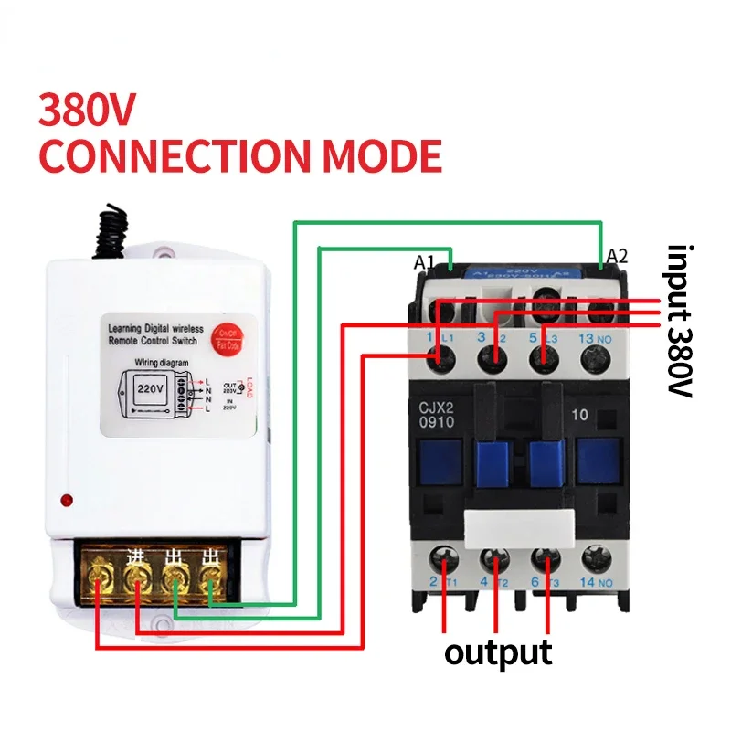 220V 380V Water Pump Wireless Industrial Remote Control Switch Intelligent High power household 1km 3km 5km long distance