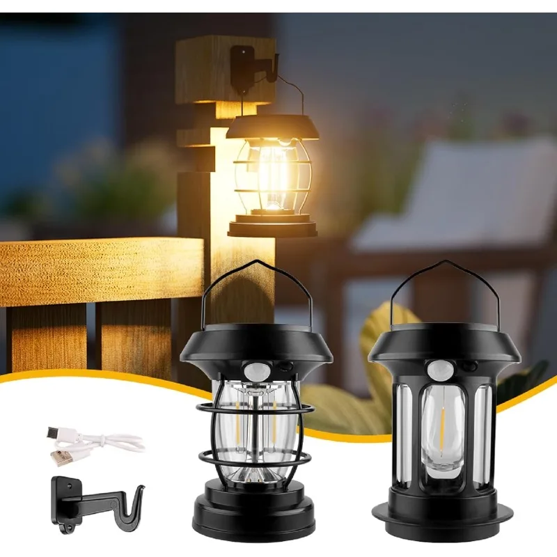 

Солнечный светильник с датчиком движения, водонепроницаемый, для дома, патио, балкона, кемпинга, перезаряжаемый, для двора и сада