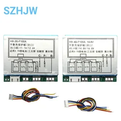 Three-string Four-string 12.6V 14.8V Lithium Battery Protection Board 3S 4S Series 11.1V Polymer 12V 100A Split Belt Equilibrium