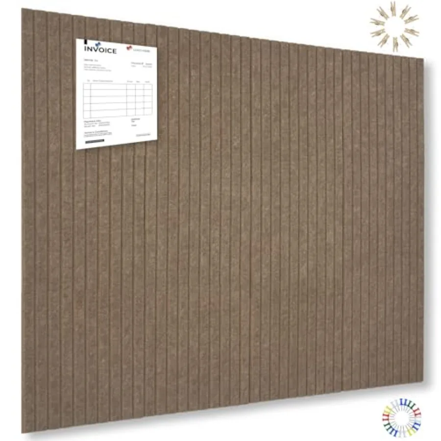 

Large Cork Board Alternative-12 Pcs Self-Adhesive Felt Bulletin Board Tiles Felt Pin Board Cork Board Tiles for Home Office Wal