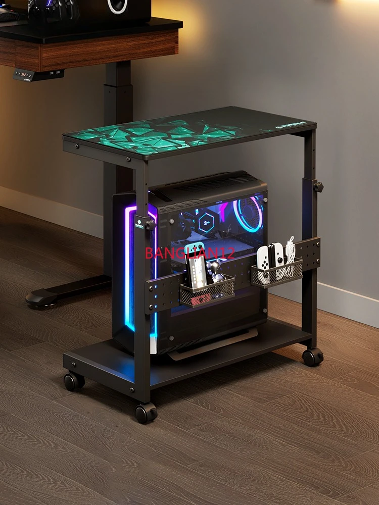 

Large size host bracket, desktop computer mobile host car, lifting rack