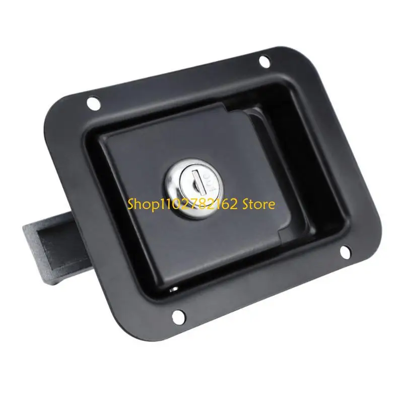 547B قفل الباب المعدني مقبض الدخول المزالج قفل استبدال قفل مقطورة مقاوم للماء قابل للتعديل للمقطورة والمعدات الخارجية #2