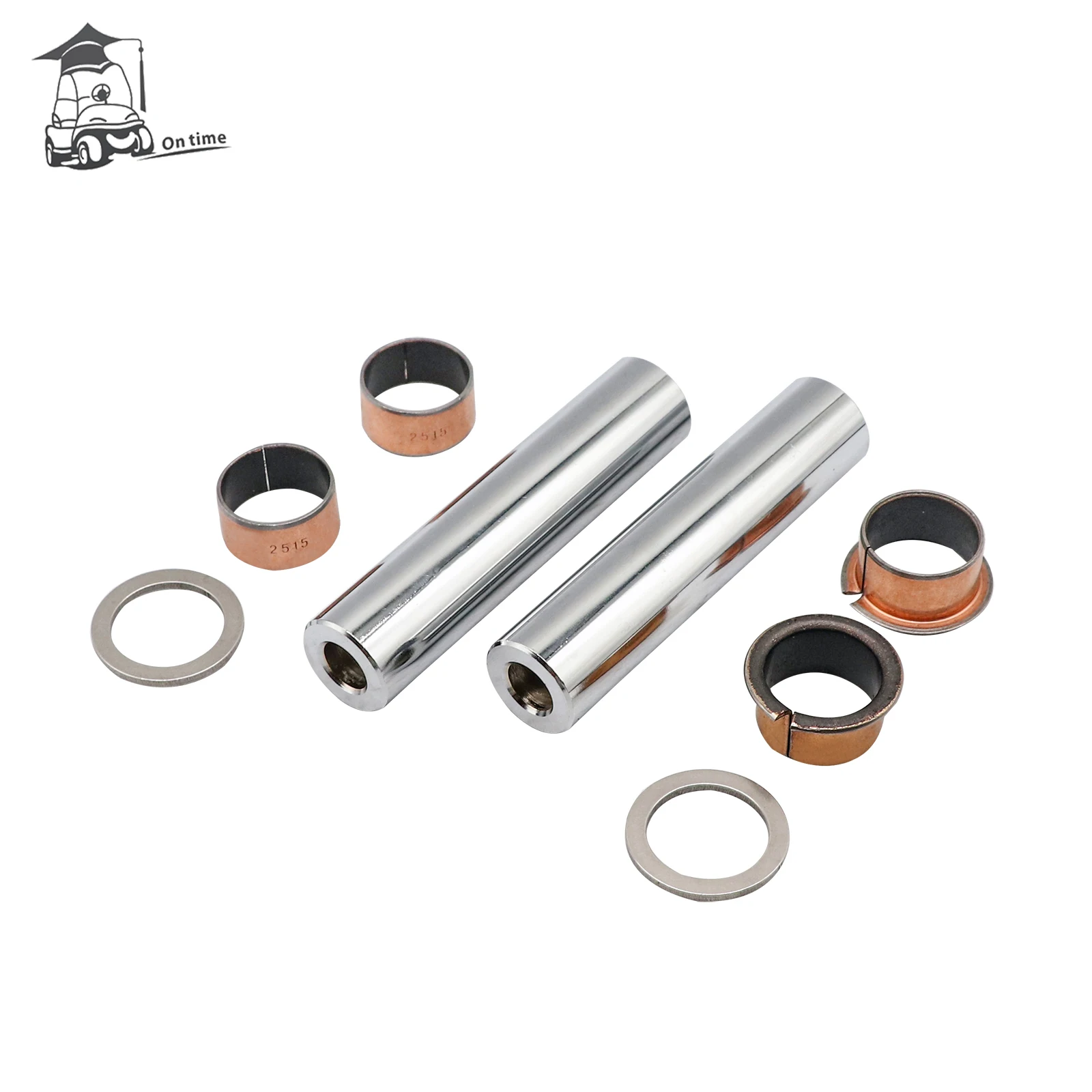 EZGO TXT/RXV Golf Cart Bushing Spindle King Pin Tube,Claw Copper Sleeve Kit # 70648G01, 70749G01, 70745G01